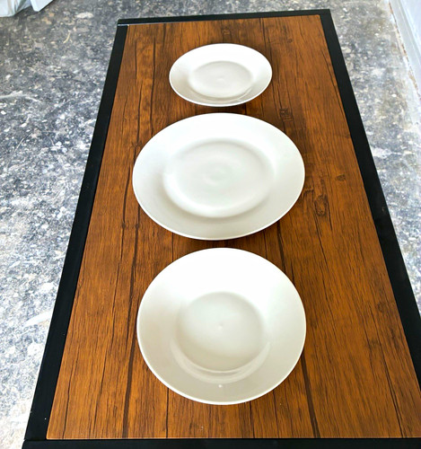 New white ceramic - new, 12-piece