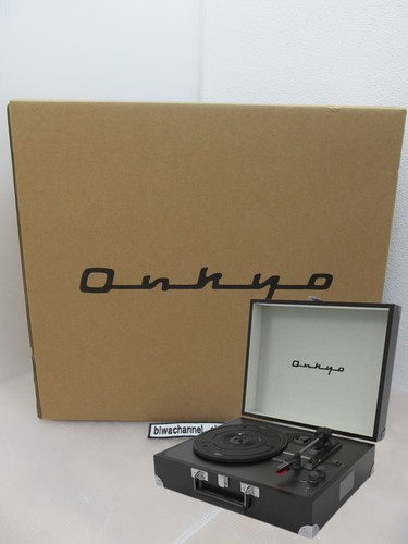 Onkyo record player - record, black