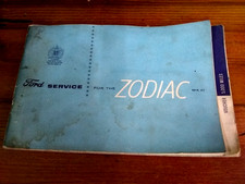 FORD ZODIAC MK3 SERVICE BOOK