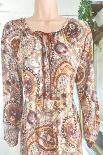 Vintage 90s paisley boho maxi - paisley,