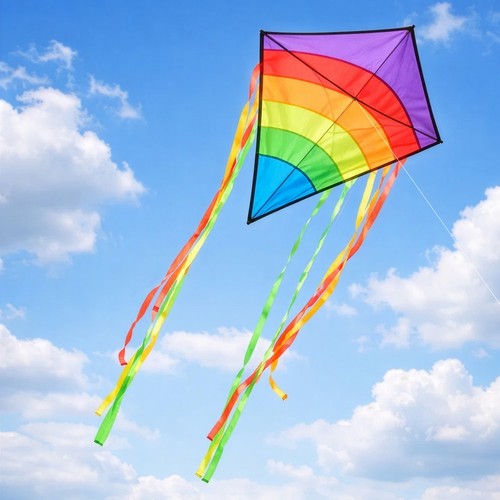 Rainbow diamond kite great - kite, –