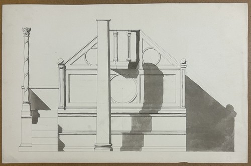 Antique original watercolour - antique,