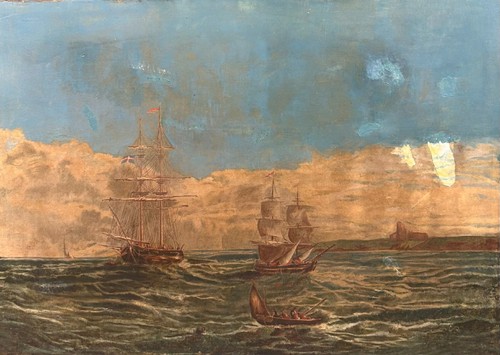 19th century seascape oil - 19th,