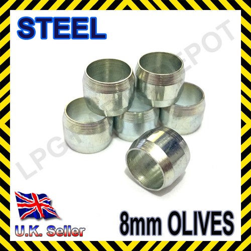 8mm olives metal set - 8mm, 6