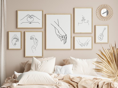 Line drawing modern - line, wall