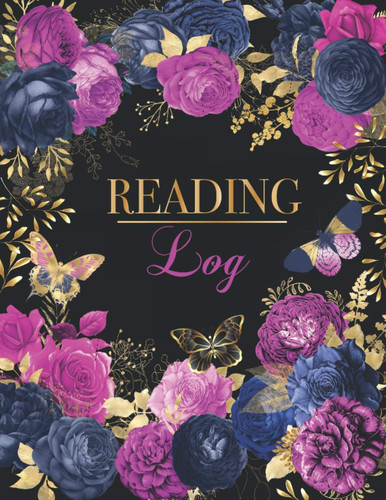 Reading log floral - reading, |