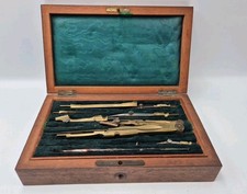 Vintage Brass Draughtsman/Drawing Set.