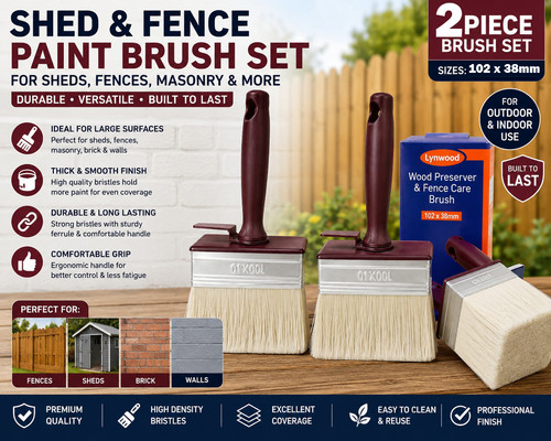 Shed fence decking - 2, 5"