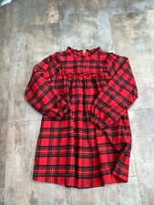 Next Girls Red Check Tartan