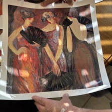 Barbara A. Wood Pencil Signed  Seriolithograph Intermission 16 1/2” X 16 1/2”