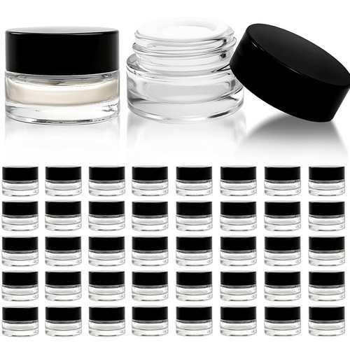 Pack 5ml small - clear, jars