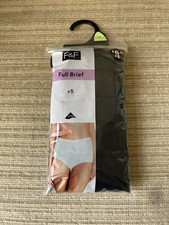 Pack Of 5 Full Briefs Black