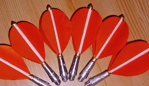 Real feather dart flights - real,