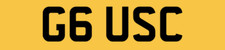 ANGUS GUS GUSS C PRIVATE NUMBER PLATE CHERISHED REG UK CAR REGISTRATION G6 USC