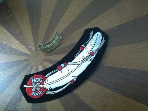 2005 hog rocker patch badge - hog,