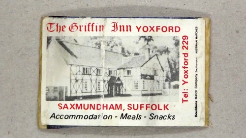 Matchbox label pub - matchbox, griffin