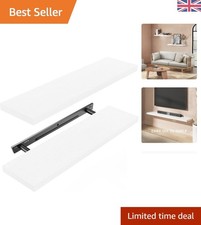 Set of 2 White Floating