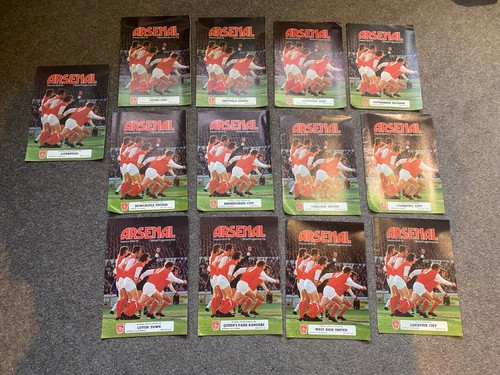 Arsenal football programmes - arsenal,