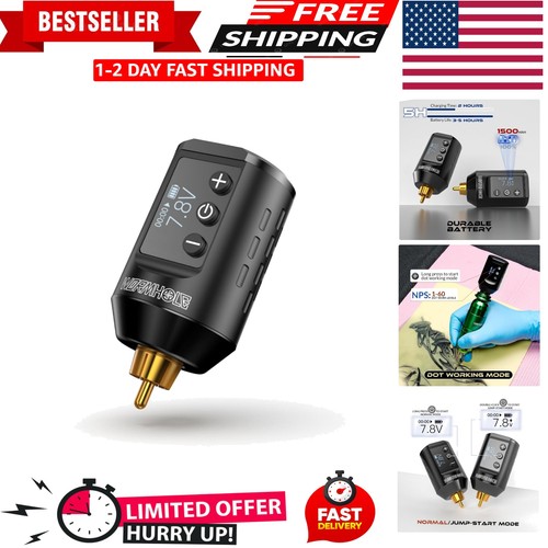 Wireless tattoo battery pack - tattoo,