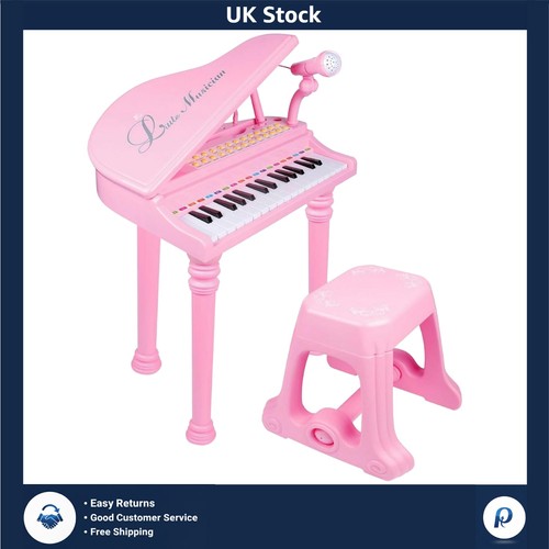 Enchanting pink kids piano - pink,
