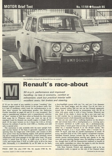 Renault original 1969 uk - renault,
