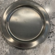 High Quality Pewter Dish ~ R.W