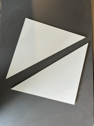 New melamine triangular - new,