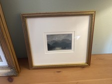 Vintage Framed Painting Night