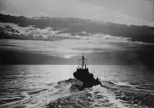 Mines detector boat full - in,