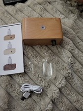 Waterless Essential Oil Diffuser Wood Grain Nebulizer