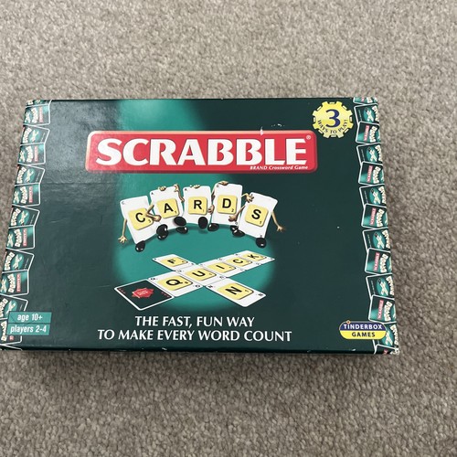 Used scrabble cards game - game, card