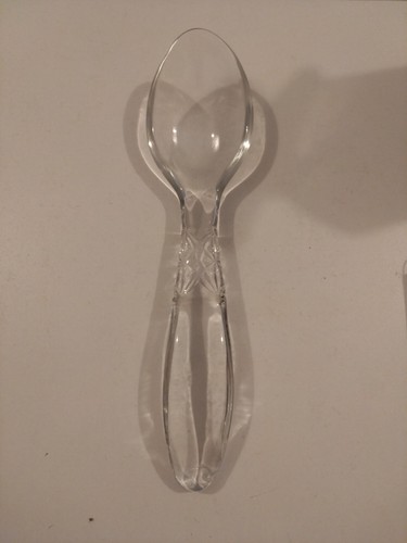 Vintage glass salad - salad, serving