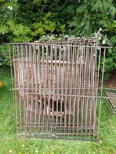 Antique Wrought Iron Fencing Sections/Gates/Panels*34 Foot Total