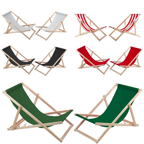 Set deck chairs reclining - set, 2