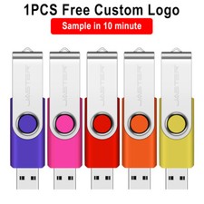 Memory Stick USB 2.0 High Speed 128GB Flash Pen Thumb Drive U-Disk UK Free Logo