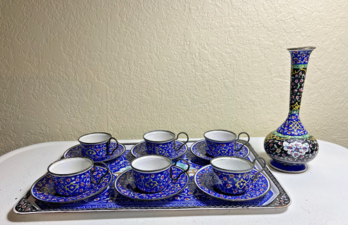 Antique persian minakari - antique,