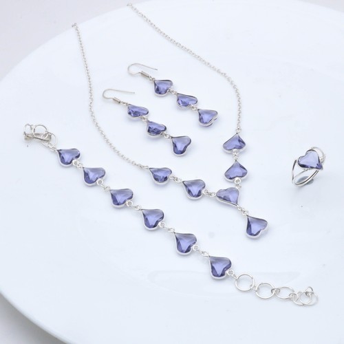 Iolite topaz gemstone 925 - topaz,