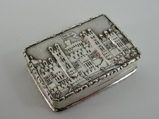 VICTORIAN SOLID SILVER CASTLE
