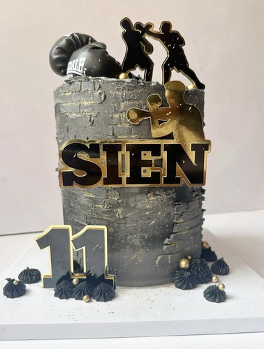 Personalized boxing cake - boxing,