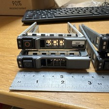 Dell 2.5 inch Silver SFF SAS SATA HDD Hard Drive Caddy Tray with screws