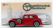 Lansdowne Models 1/43 Scale LDM84A - 1937 MG VA Saloon - Wine Red