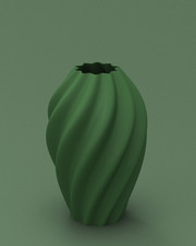 Aurelia Vase – Modern Spiral