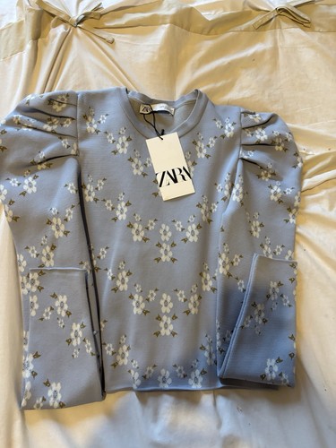 Zara women blue - women’s, floral