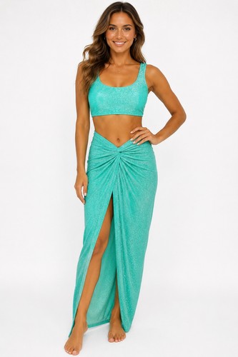Mermaidcore aqua glitter - aqua,