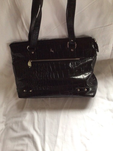 Ashwood black leather mock - black,
