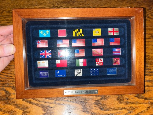 Franklin mint flags liberty - franklin,