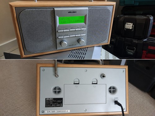 Bush dab radio silver and - radio,