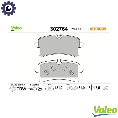 Brake pad set disc - brake,