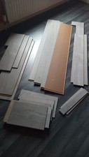 B&Q GoodHome Gladstone Grey wood Laminate Flooring - 4 Whole Pieces & Offcuts