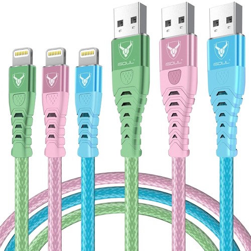 Isoul iphone charger cord 10ft - isoul,